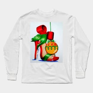 Christmas Heel Long Sleeve T-Shirt